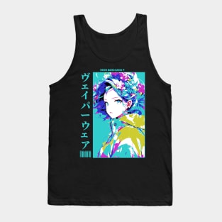 Vaporwave Anime Aesthetic Manga Girl Japanese Streetwear Tank Top